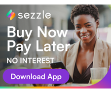 Sezzle allows you to buy now and pay later!